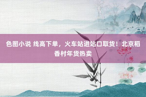 色图小说 线高下单，火车站进站口取货！北京稻香村年货热卖