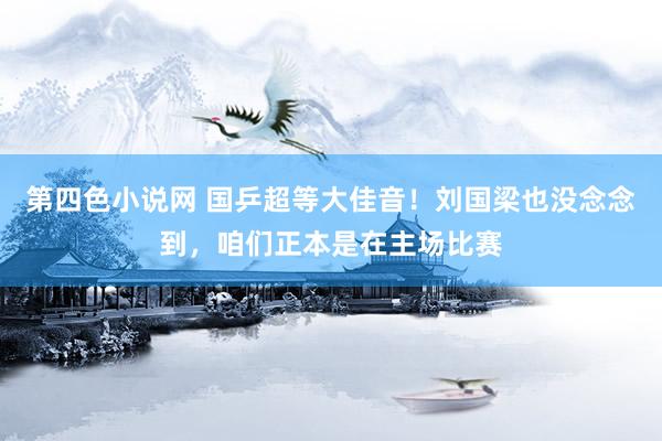 第四色小说网 国乒超等大佳音！刘国梁也没念念到，咱们正本是在主场比赛