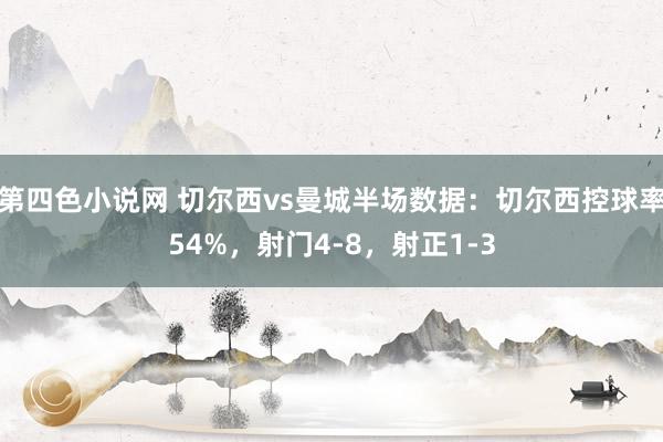 第四色小说网 切尔西vs曼城半场数据：切尔西控球率54%，射门4-8，射正1-3