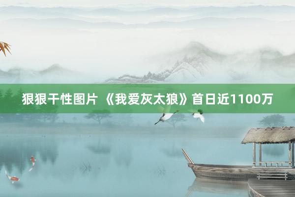 狠狠干性图片 《我爱灰太狼》首日近1100万