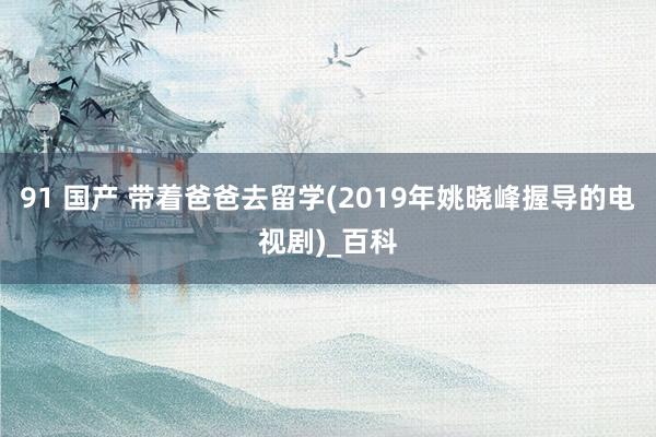 91 国产 带着爸爸去留学(2019年姚晓峰握导的电视剧)_百科